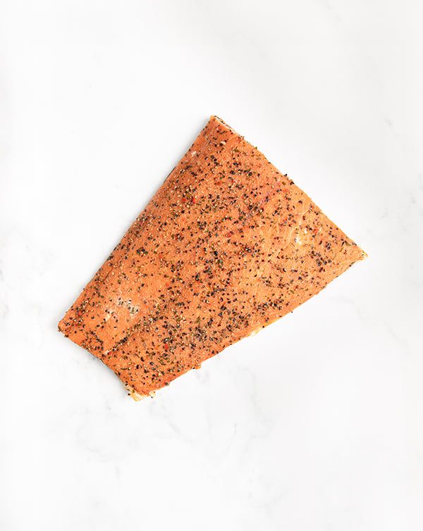 Garlic Pepper Smoked Salmon