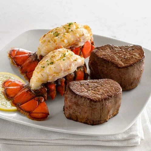 Dinner for two:  2 Filet Mignon + 2 Lobsters