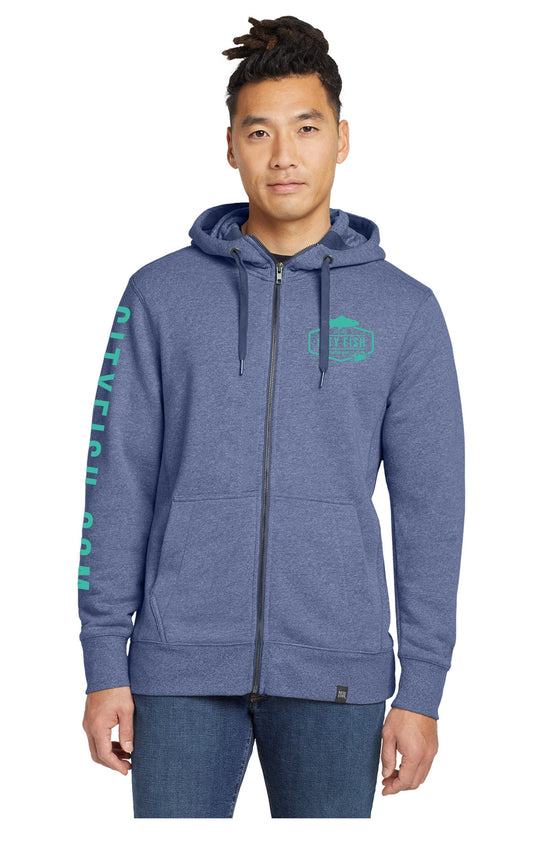 Long Sleeve City Fish Zippered Hoody - Limited Quantity