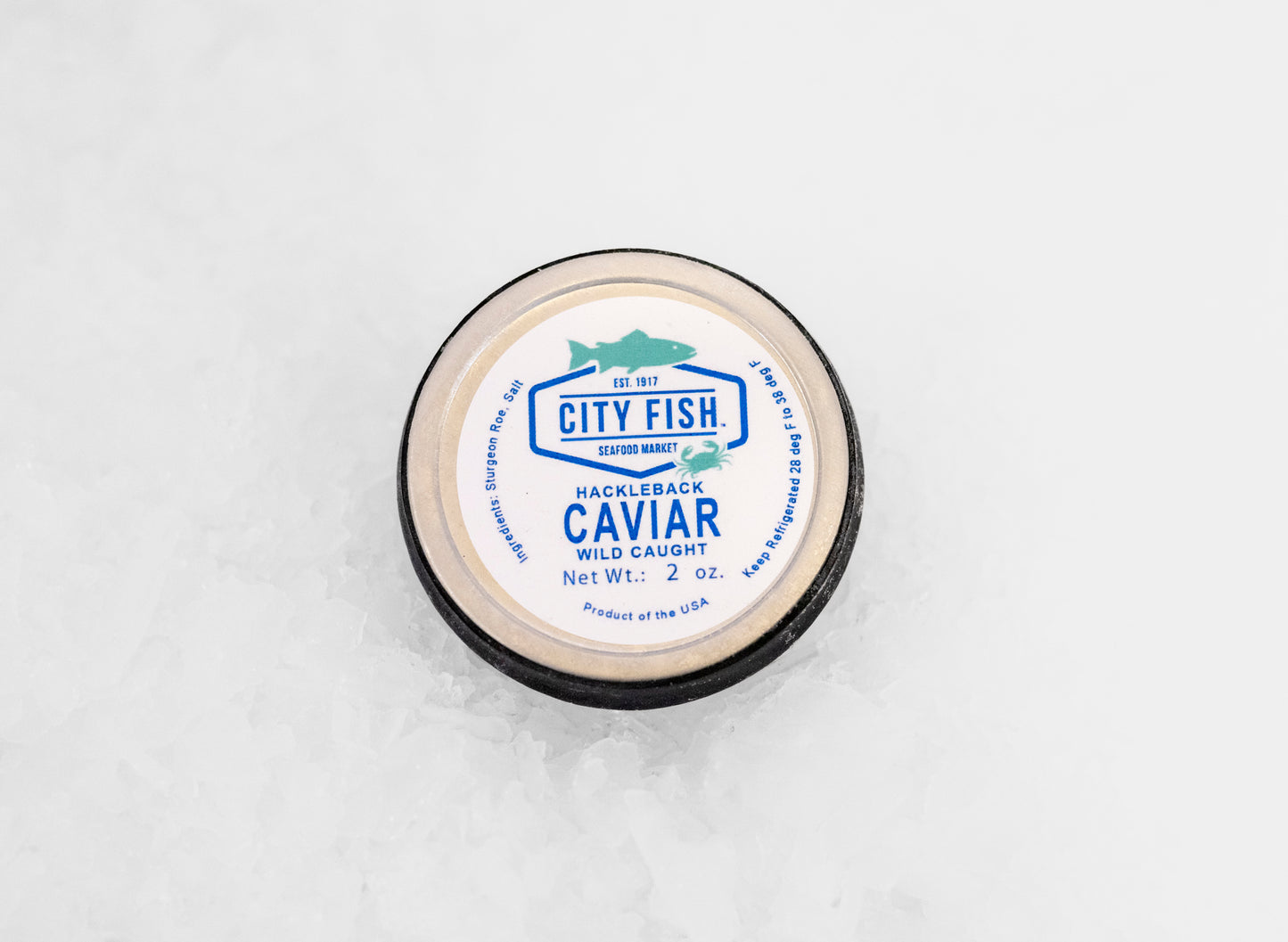 Wild American sturgeon caviar