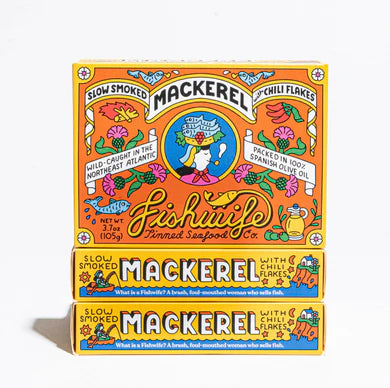 Slow Smoked Mackerel with Chili Flakes