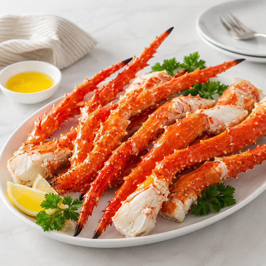 Golden King Crab Legs and Claws